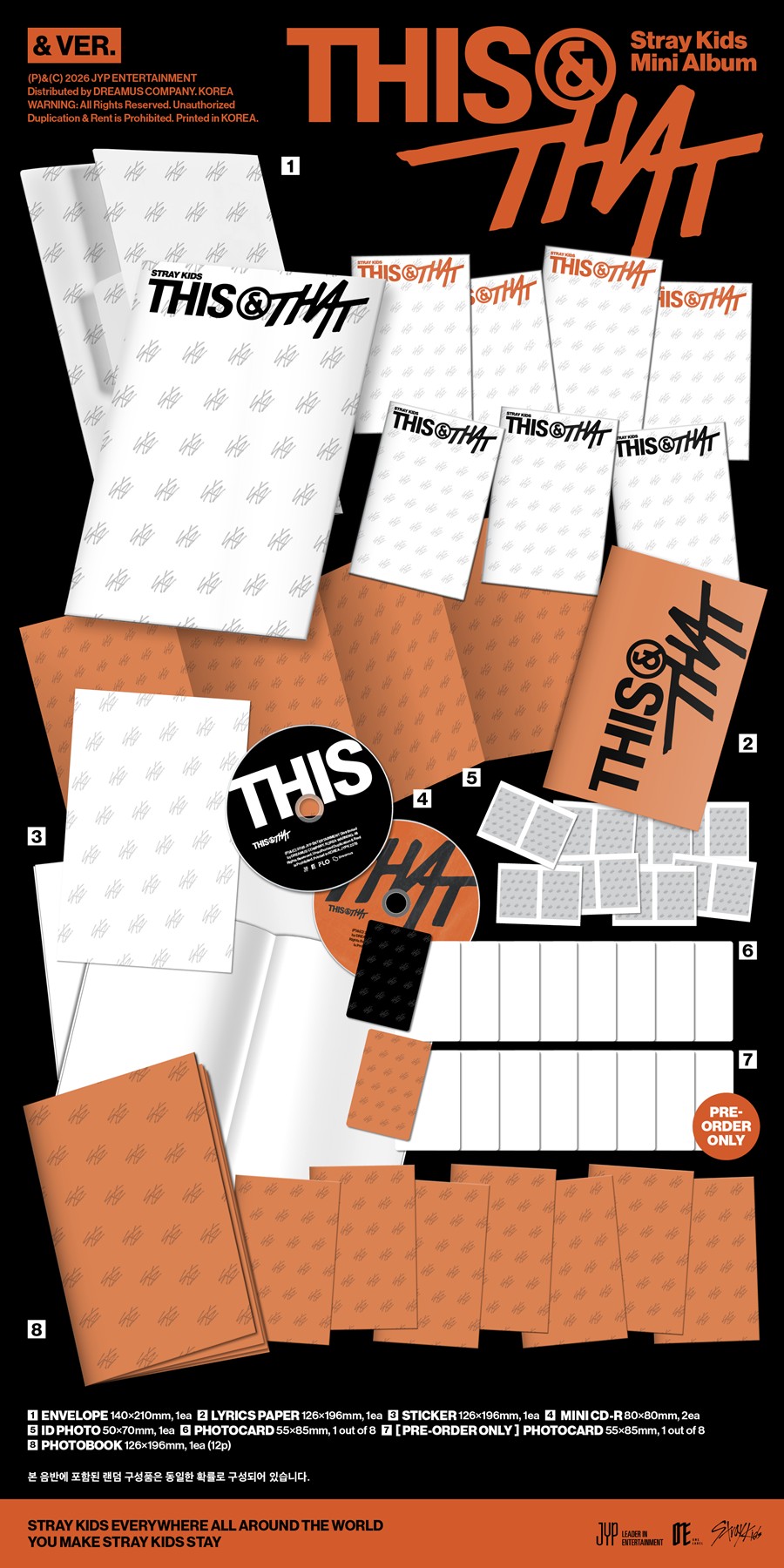 PREORDER Stray Kids – Mini Album [THIS & THAT] (& VER.)