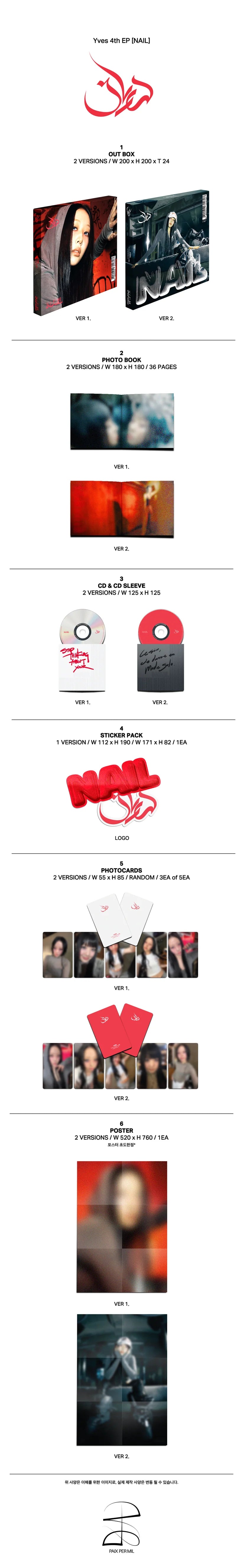YVES 4th EP [NAIL] [DELUXE VER]
